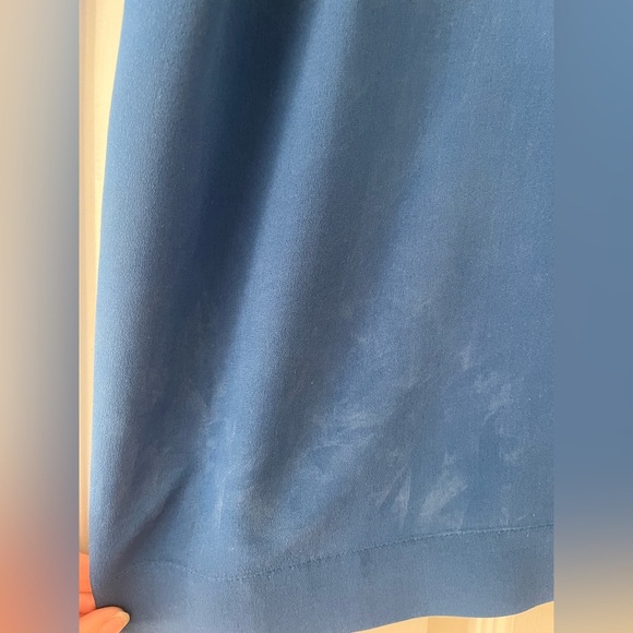 FENDI Womens Size 50 L/XL Blue with Logo Trim Top - Picture 11 of 13